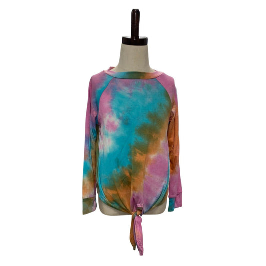 Aqua/Green Tie Dyed Tunic Top