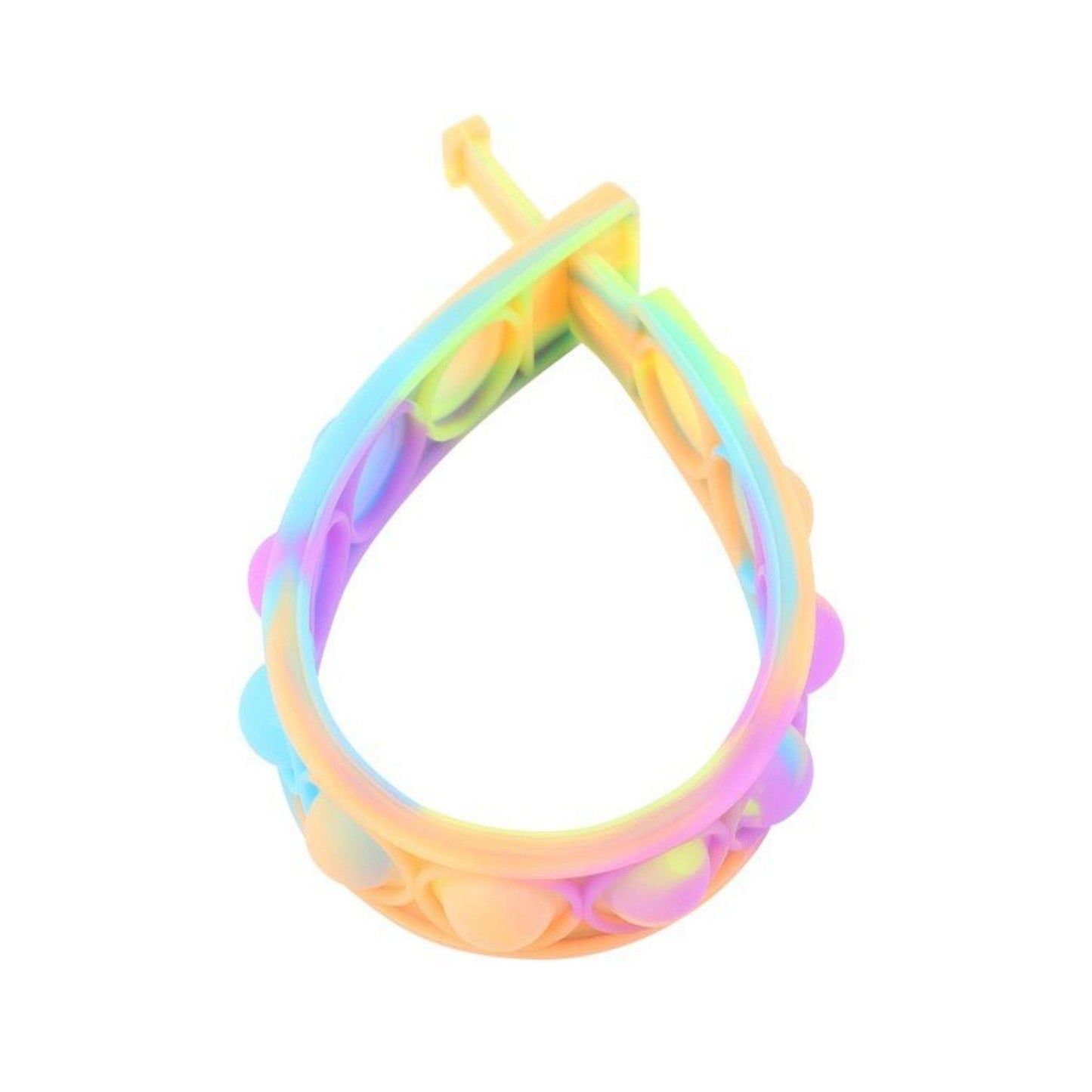 This bracelet is also a discrete fidget toy. Now your child can have their pop it with them wherever they go!